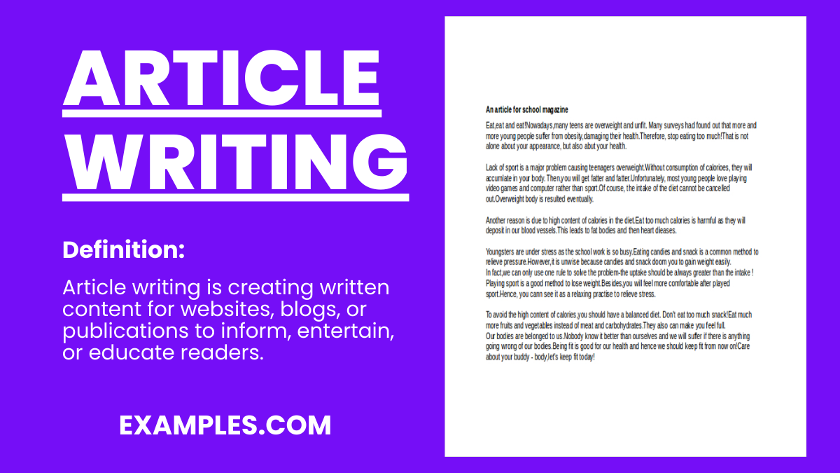 How to Write the Best and Most Unique Article for a Website